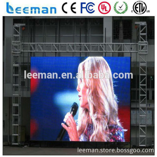 Leeman P6 outdoor SMD Die casting aluminum cabinet led display screen